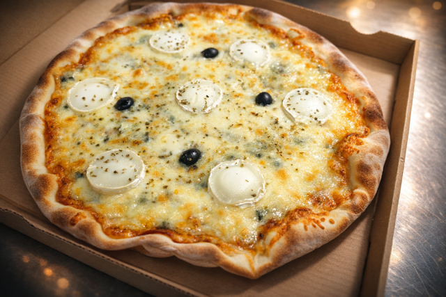 Pizza artisanale 4 Fromages - Pizzeria Hendaye