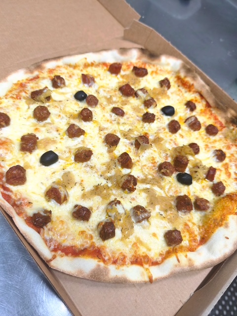 Pizza artisanale Merguez - Pizzeria Hendaye